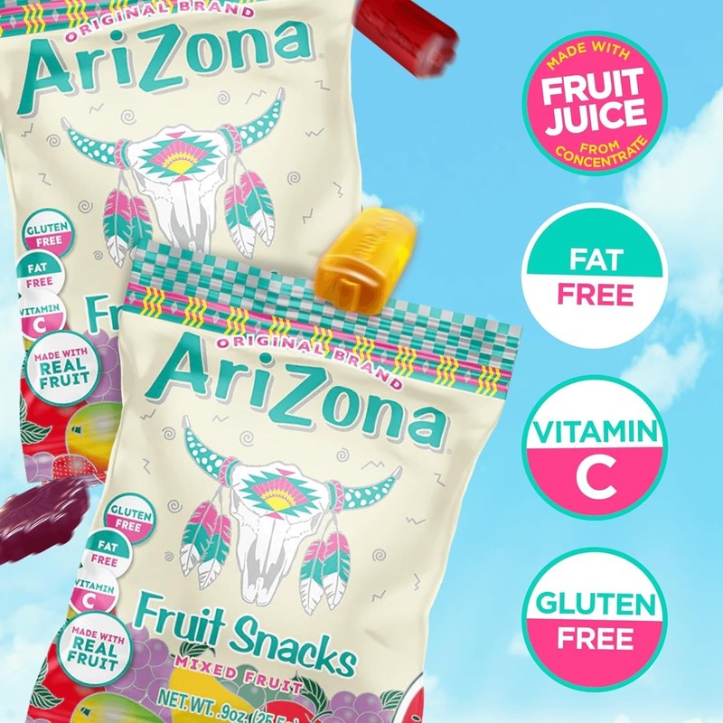 0.9 oz Iced Tea Fruit Snacks - 10 Count of Gluten Free and Fat Free Delights gallery