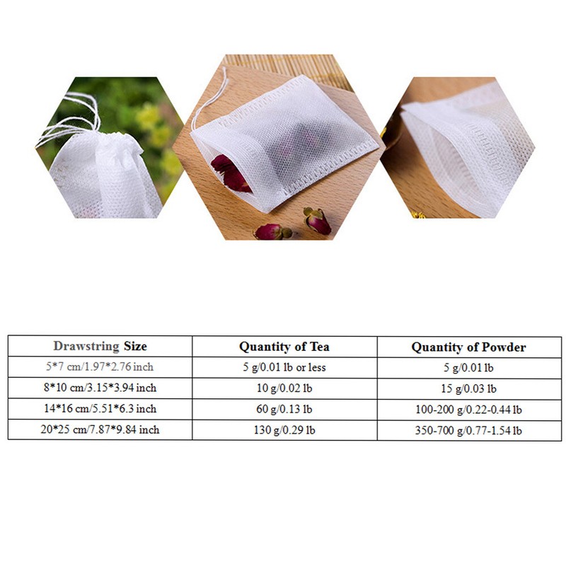 Drawstring Non-Woven Filter Bag High temperature resistance Double S fabric