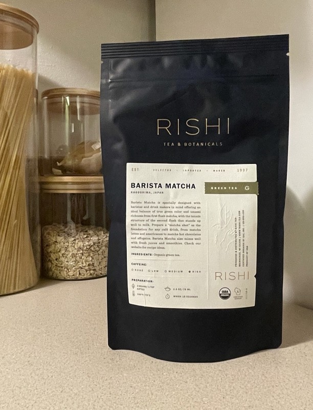 Rishi Tea Barista Matcha – Organic Japanese Matcha Green Tea Powder 50+ Servings