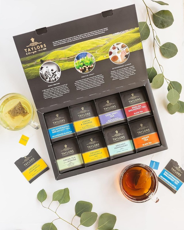 Assorted Specialty Teas Sampler Variety Pack Gift Box Individually Wrapped Bags gallery
