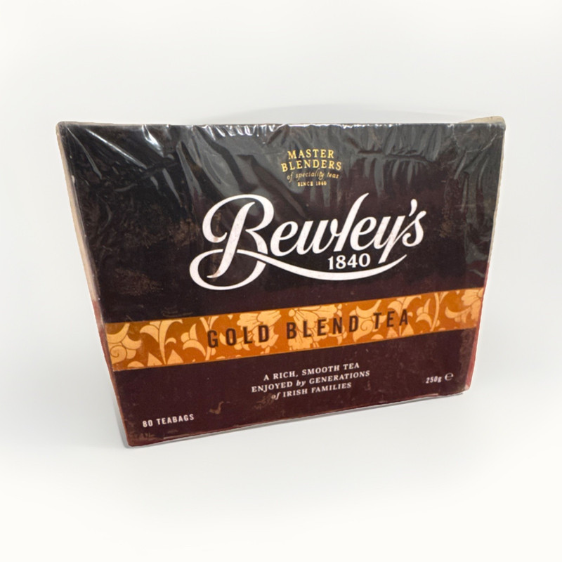 Bewley’s Gold Blend Black Tea Bagged 80 Teabags 250g Tea & Infusion