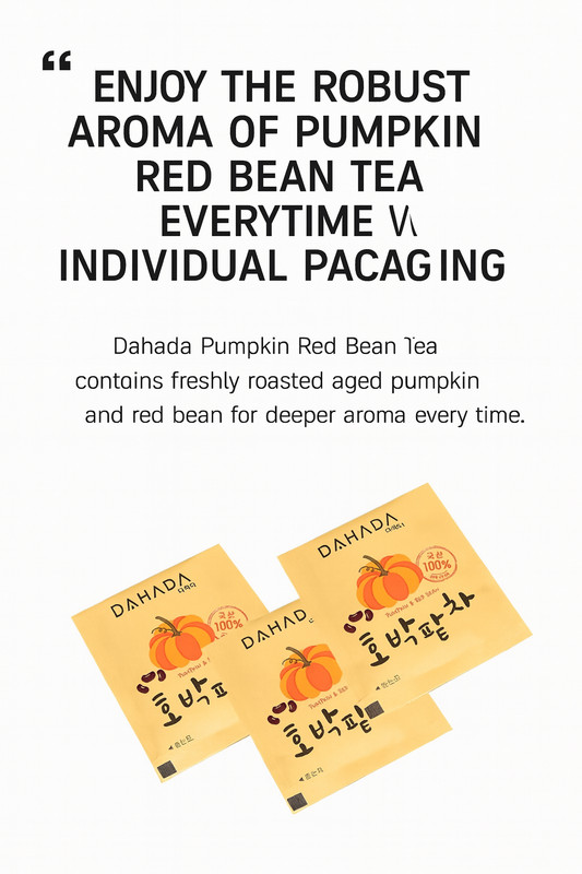 Dahada Pumpkin & Red Bean Tea – 20 Tea Bags (30g) gallery