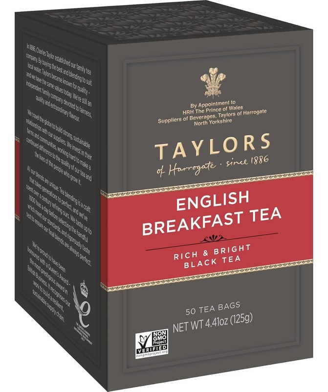 Classic English Breakfast Tea - 50 Count Pillow Tea Bags for Hot/Iced Use gallery
