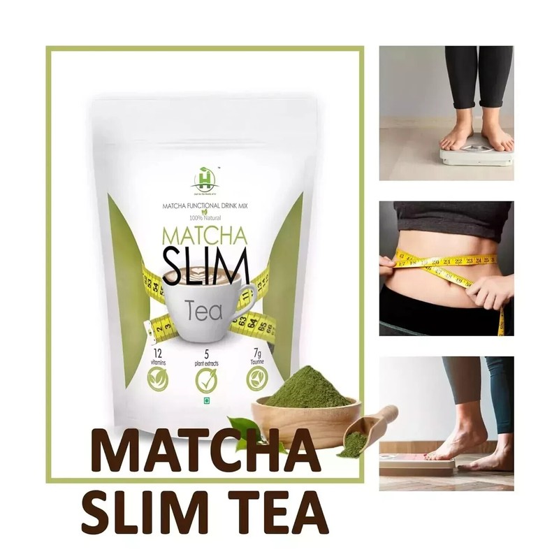 Matcha Slim Green Tea (200gm) Weight Management High In Antioxidants Detoxifying