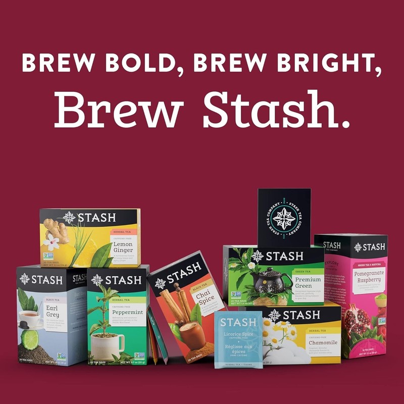 Celebration Tea Sampler - Caffeinated & No Artificial Ingredients, 6 x 18 Bags gallery