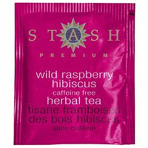 Wild Raspberry Hibiscus Tea Caffeine Free 20 Bags By Stash Tea