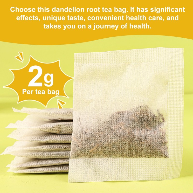 Natural Dandelion Root Tea Clears Heat And Detoxifies Digestion-Promoting 60 Bag gallery