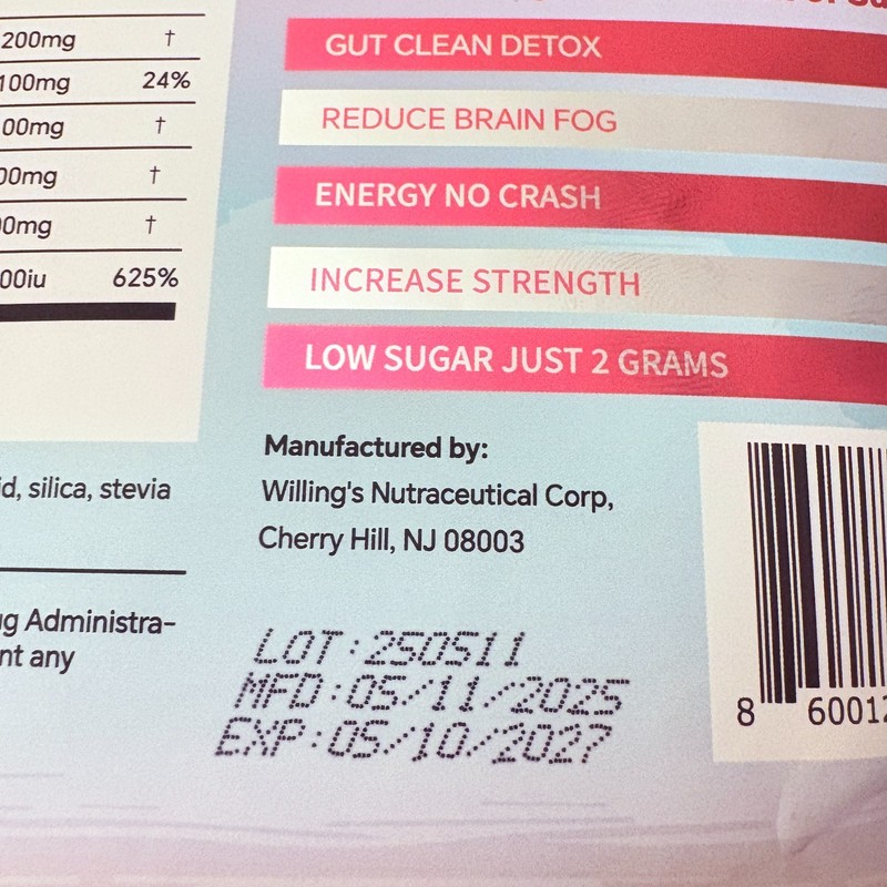 Super Yerba Mate Raspberry Lemonade Powder 30 Packets Ashwaganda D3 Magnesium gallery