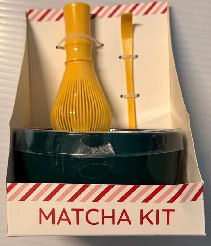 VIVITAR Matcha Tea Kit With Ceramic Bowl and Plastic Tools NEW IN ORIGINAL BOX