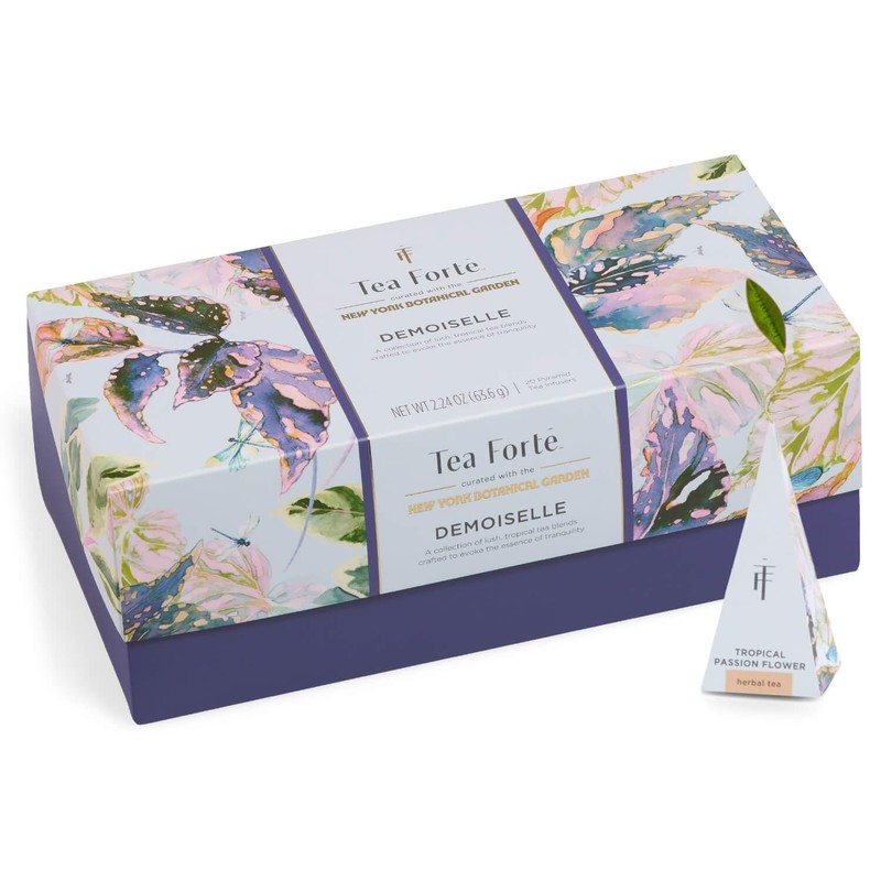 Tea Forte Premium Presentation Box Gift Set Sampler, 20 Count, Assorted Blends