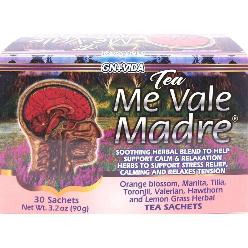 Me Vale Madre Natural Calming Tea: 100% Natural for Relaxation, Support…