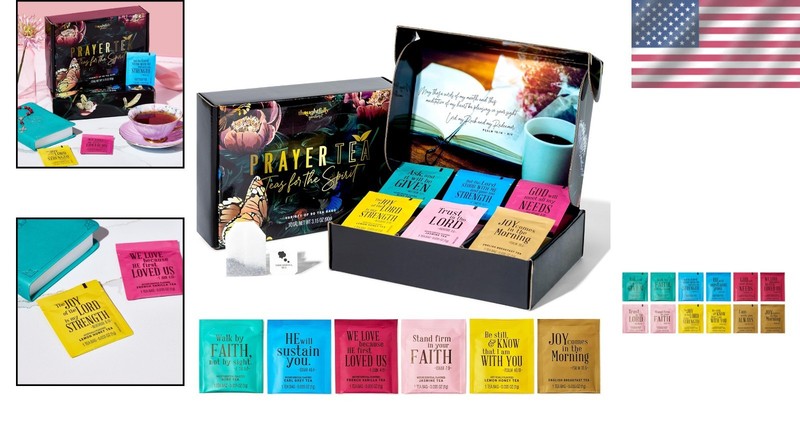 Deluxe 90 Count Tea Affirmations Set - Enjoy 6 Flavors with Bible Inspiration gallery