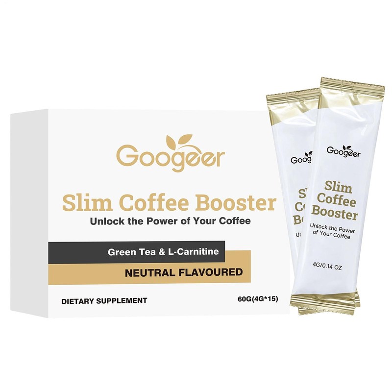 Slim Coffee Booster Coffee Powder Additive With Green Tea Extract 15-30 Serving