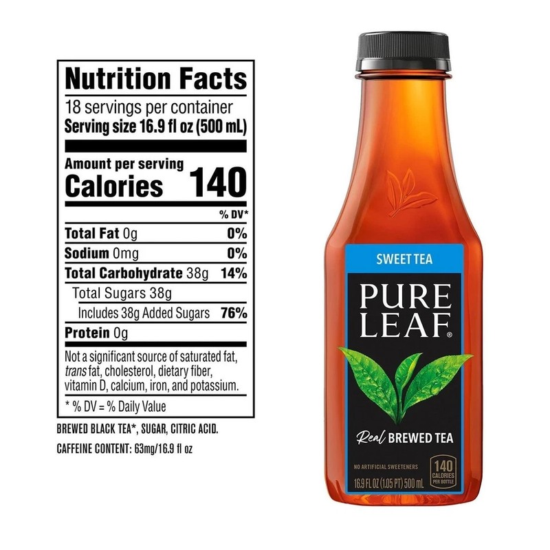 Pure Leaf Real Brewed Tea Sweet Tea 16.9 fl. oz., 18 pk. gallery