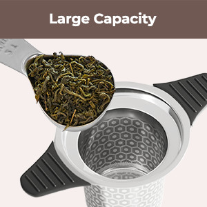 Extra Fine Mesh Tea Strainers & Filters for Loose Tea Single Cup, 304 Stainless gallery
