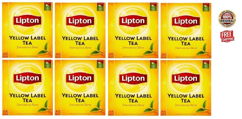 8X Lipton Yellow Label 100 Tea Bags (800 Tea Bags) – Free Shipping