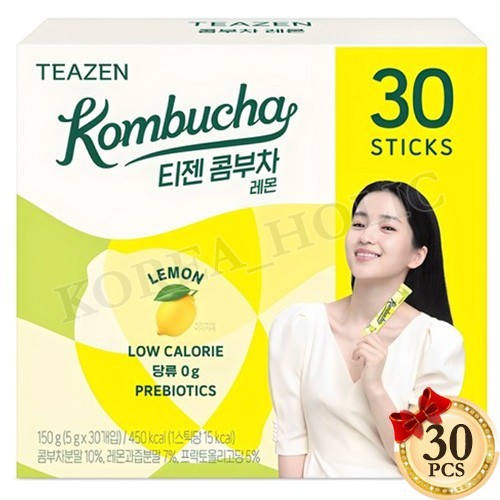TEAZEN Kombucha Lemon 5g x 30EA Korean Combucha Lemon From Korea NEW