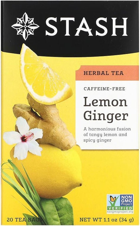 Stash Lemon Ginger Herbal Tea – 20 tea bags