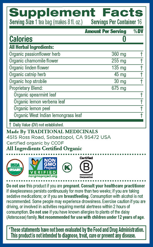 64-bag Organic Caffeine Free Good Sleep Tea- Traditional Medicinal Nighty Night® gallery