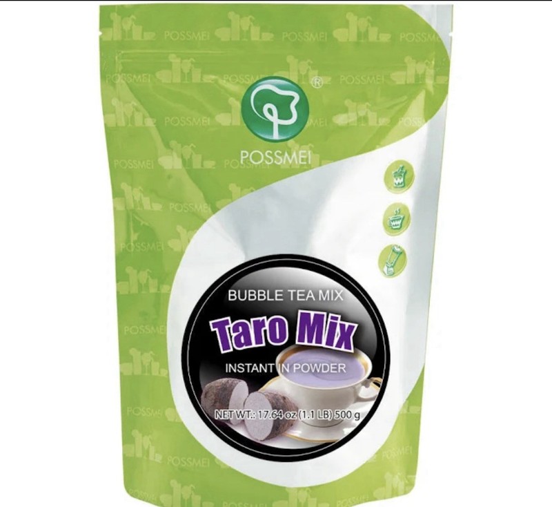 POSSMEI Taro Flavor Boba Tea Instant Powder Mix 500g Pantry Tea & Infusion