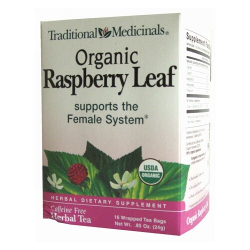 Organic Raspberry Leaf Tea 16 Bags By Traditional Medicinals