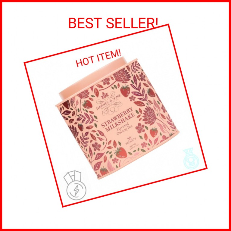 Harney & Sons Strawberry Milkshake Tea | 30 Sachets