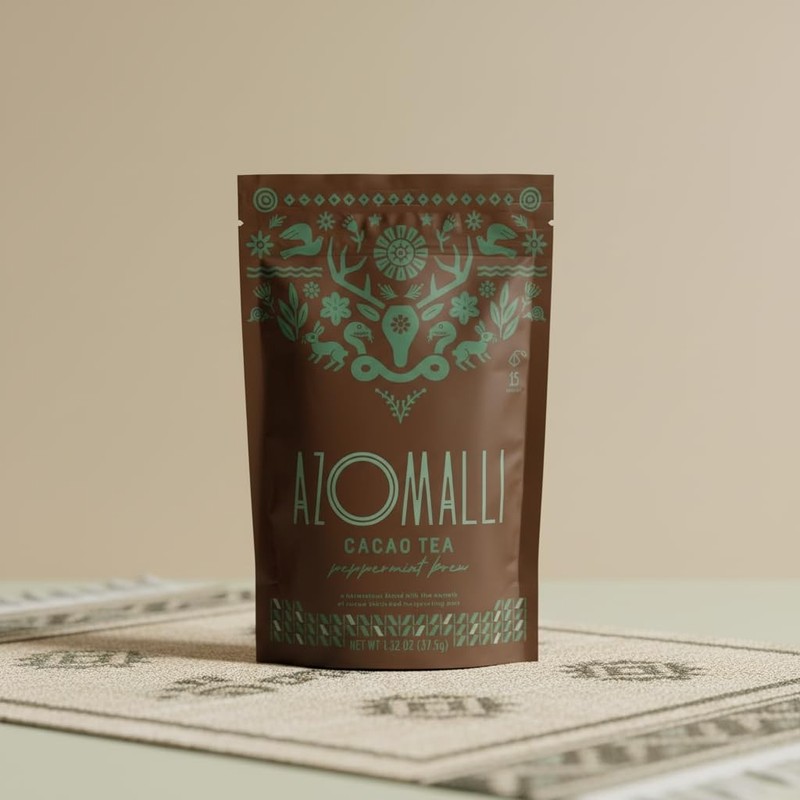Peppermint Brew Cacao Shell Tea, Organic Cacao & Peppermint Herbal Blend, 15 ... gallery