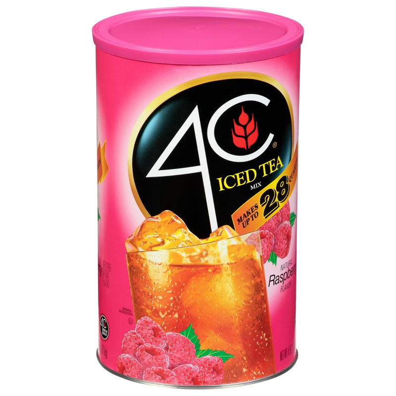 4C Raspberry Iced Tea Mix, 66.1 oz, 1 Ct.... gallery
