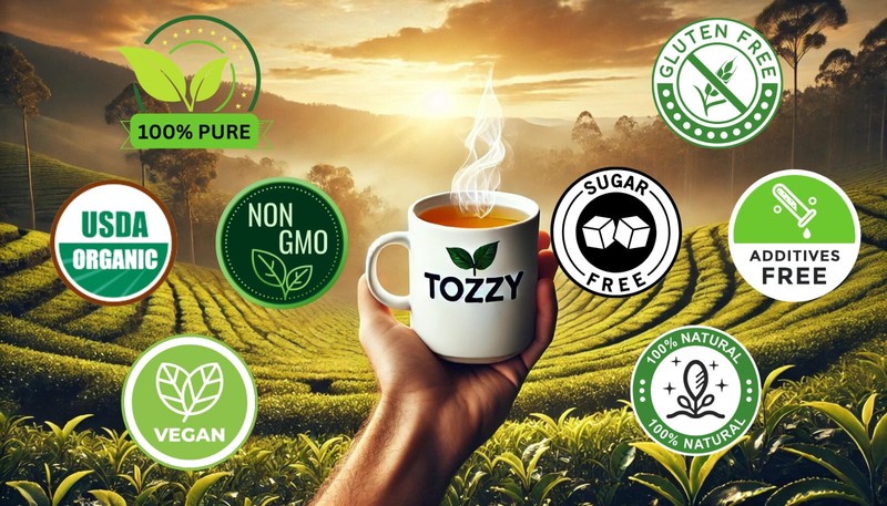 Organic Dandelion Root Tea 100 Count Plant-Based Pyramid Tea Bags gallery