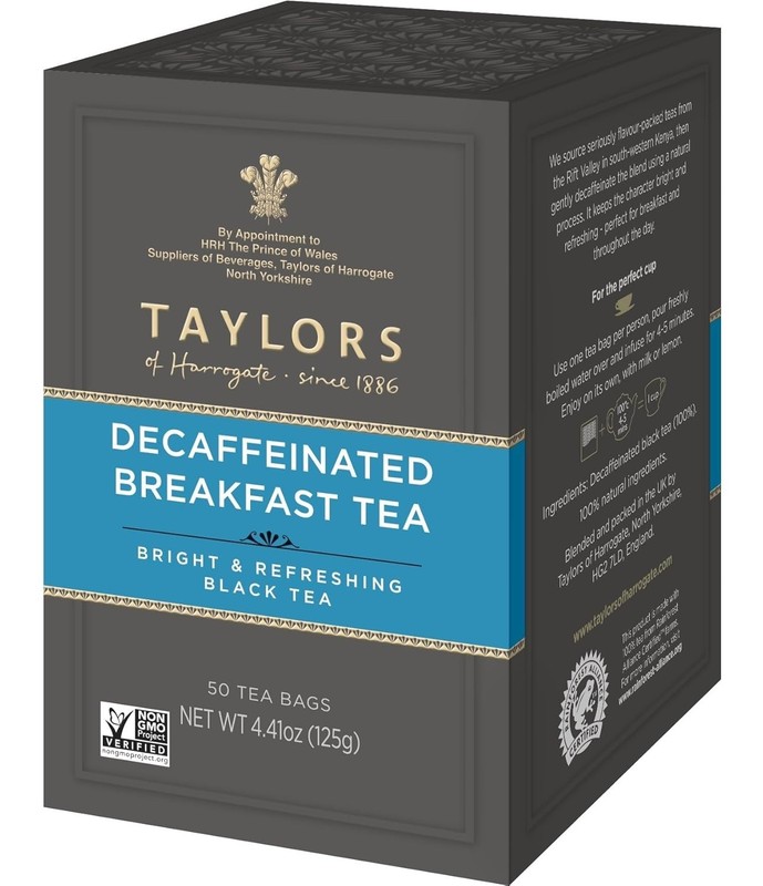 Decaffeinated Breakfast Black Tea - 50 Pillow Bags, Perfect Anytime Enjoyment gallery