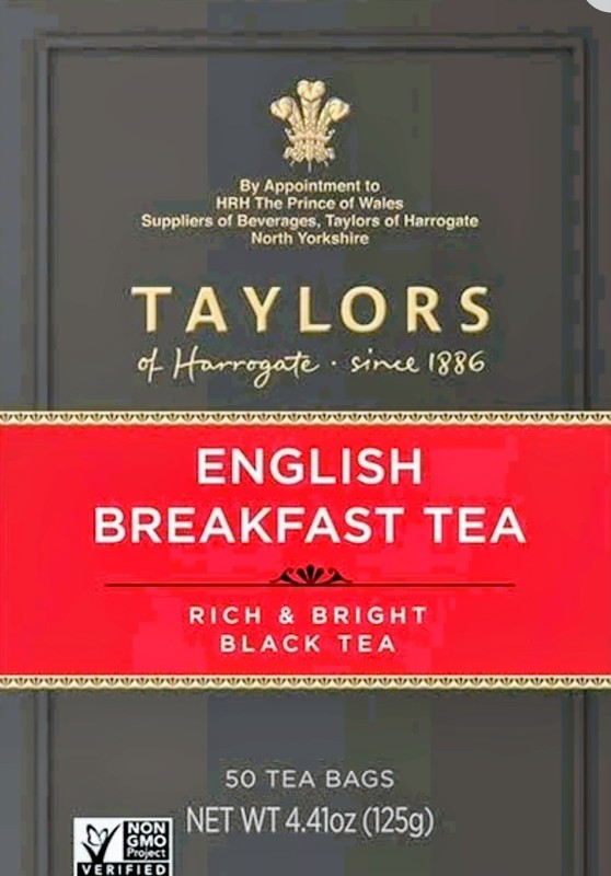 6 English Breakfast Tea Caffeinated Boxes, 50 Ct (300 Total)