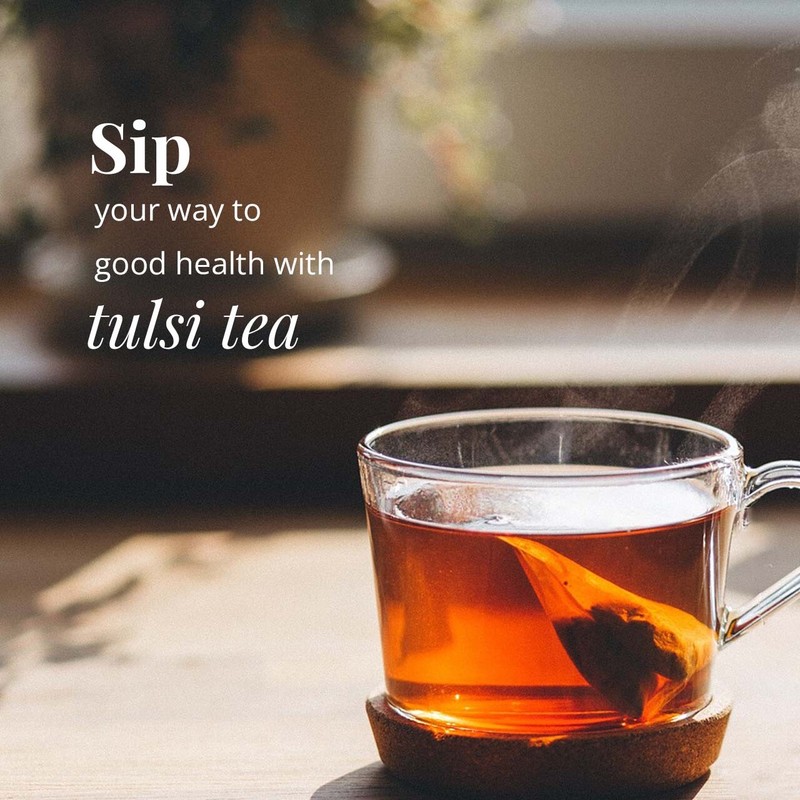 75 Organic Holy Basil Tea Bags, Pure Tulsi Holy Basil, Tulsi Tea, Caffeine Free gallery
