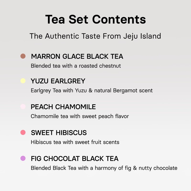 OSULLOC Premium Tea Collection 40 count, 10 flavors x 4 ea, Self Care Sampler... gallery
