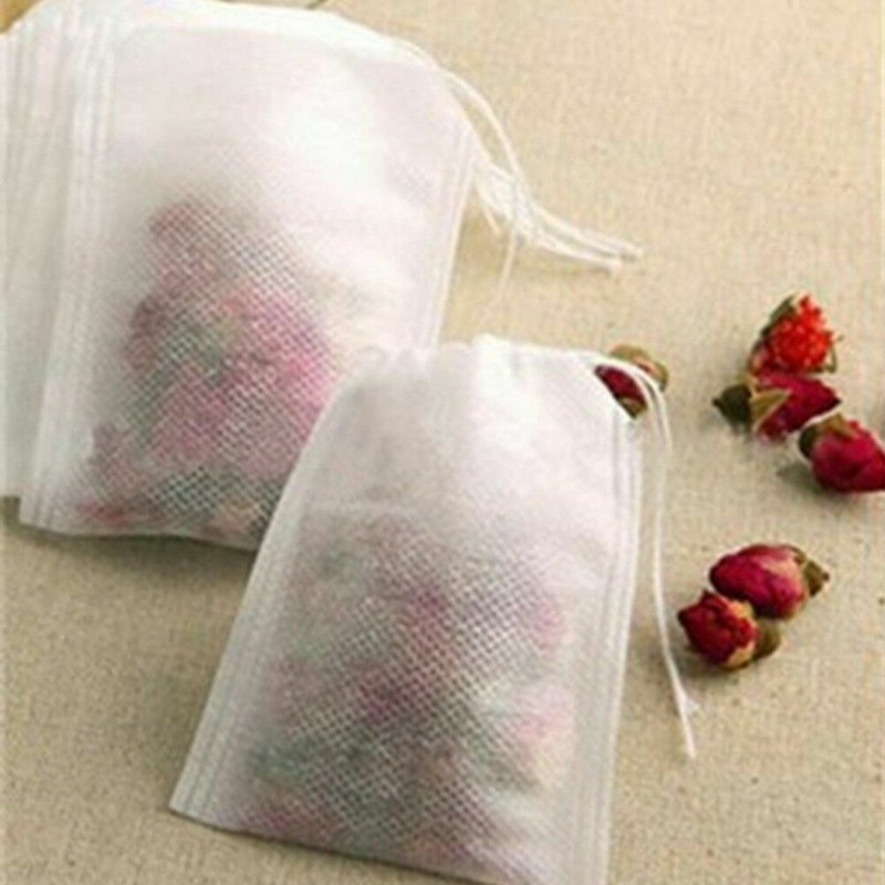 100-400Pcs Empty Tea Bags with String Heal Seal Filter Paper Herb Loose Tea Bags gallery