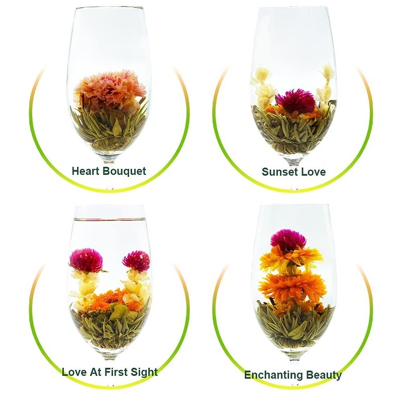 Individually Wrapped Blooming Tea Variety - 12 Antioxidant-Rich Flowering Balls gallery