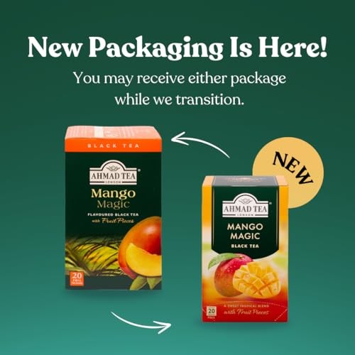 Ahmad Tea Mango Magic Black Tea, 20-Count Boxes (Pack of 6) gallery
