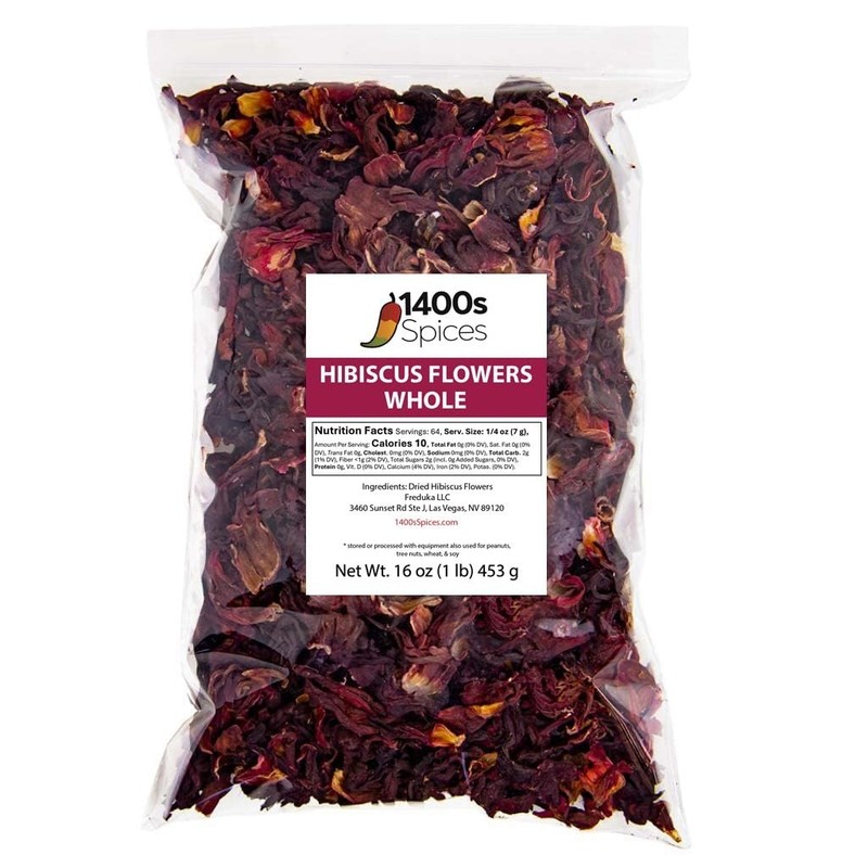 1lb Dried Whole Hibiscus Flowers and Petals, Flor de Jamaica, Sorrel Flower, ... gallery