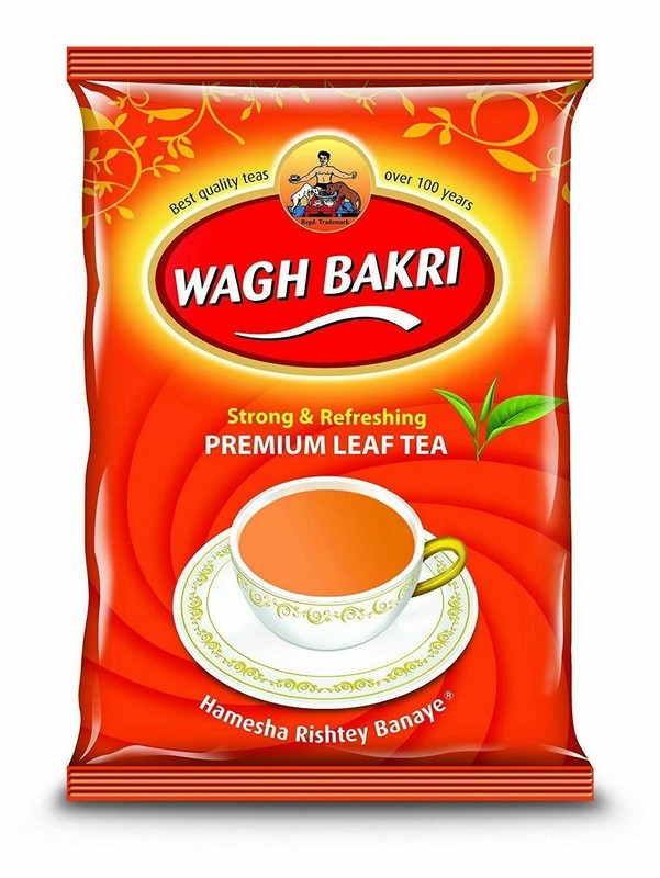 Wagh Bakri Premium Leaf Tea Strong & Refreshing Black CTC Breakfast 250 gm India gallery