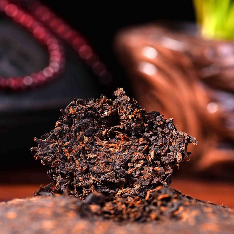 MengHai Old Ripe Pu erh Tea Cake Natural Herbal Energy Drink 100g gallery