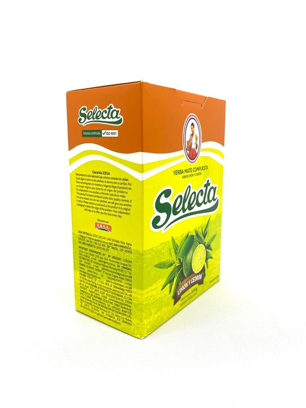 New Unopened Selecta Lemon | Cedron | High Quality Yerba Mate 250g-500g gallery