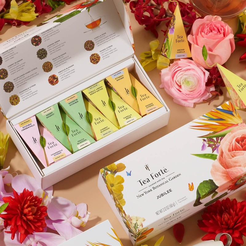 Tea Forte Premium Presentation Box Gift Set Sampler, 20 Count, Assorted Blend... gallery