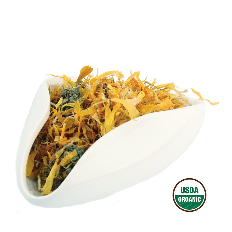Calendula Tea 1LB (16Oz) 100% CERTIFIED Organic Whole Flower Herbal Tea (Cale... gallery