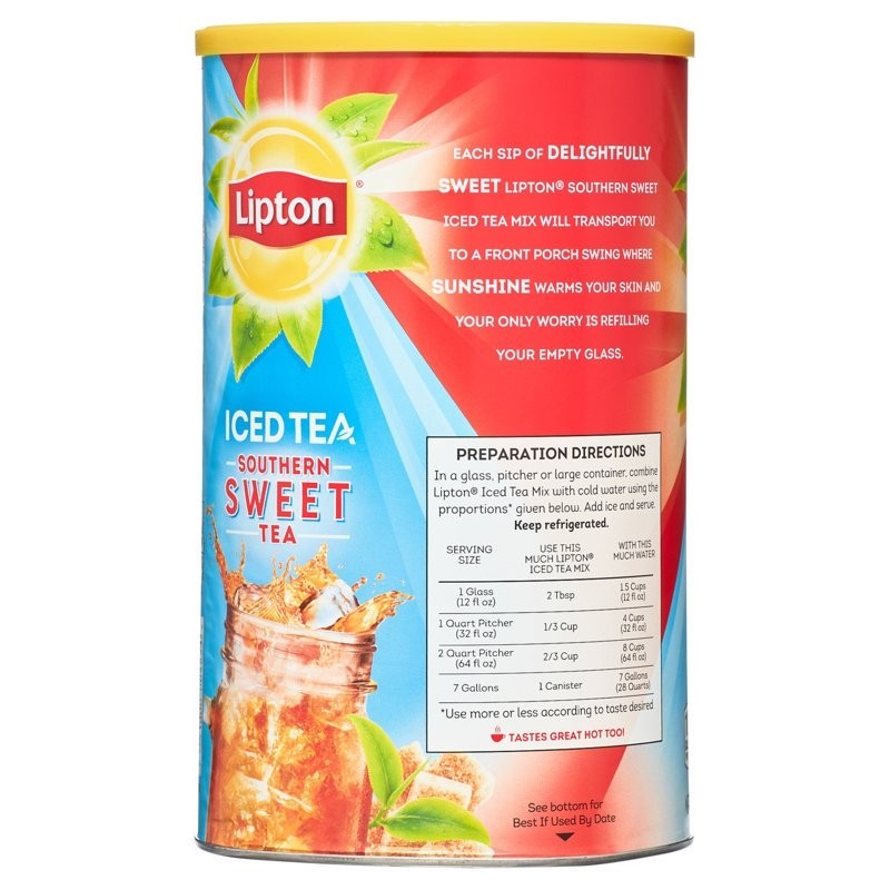 Lipton Southern Sweet Powdered Tea Mix, 28 Quarts gallery