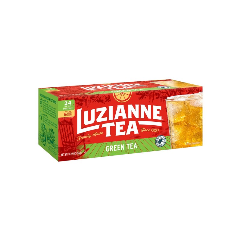 Green Tea Bags, Family Size, 24ct Box (Pack of 1)