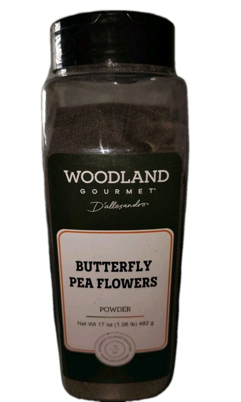 Woodland Gourmet Butterfly Pea Flowers Powder 17 Oz. Exp. 8/11/2028