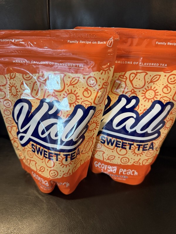 Y’all Sweet Tea Georgia Peach NEW SEALED Available NOW! X2