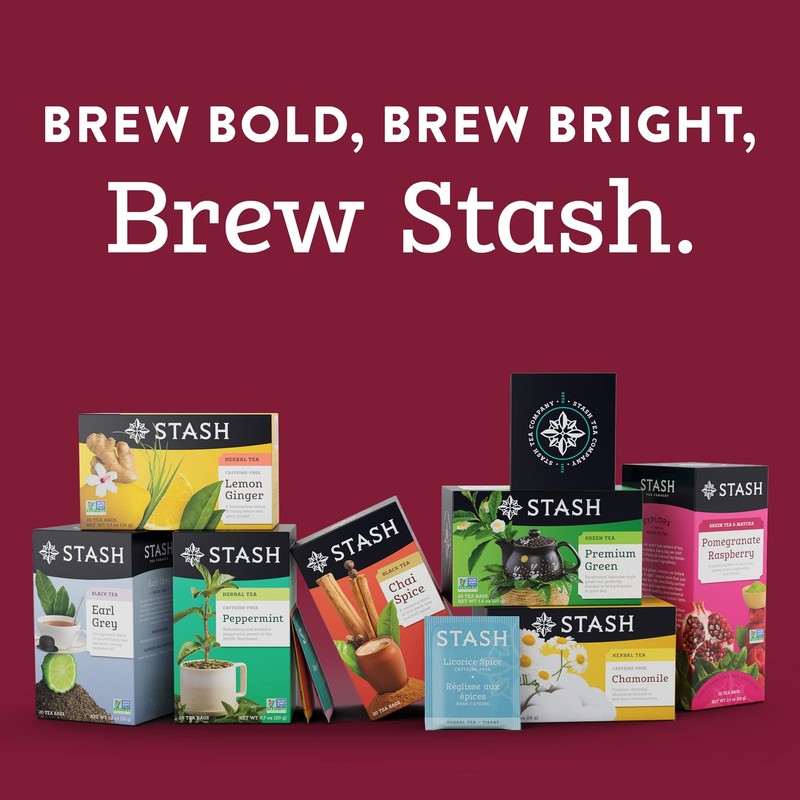 "Stash Tea Double Spice Chai Black Tea, Box of 100 Tea Bags (Packaging May Va... gallery