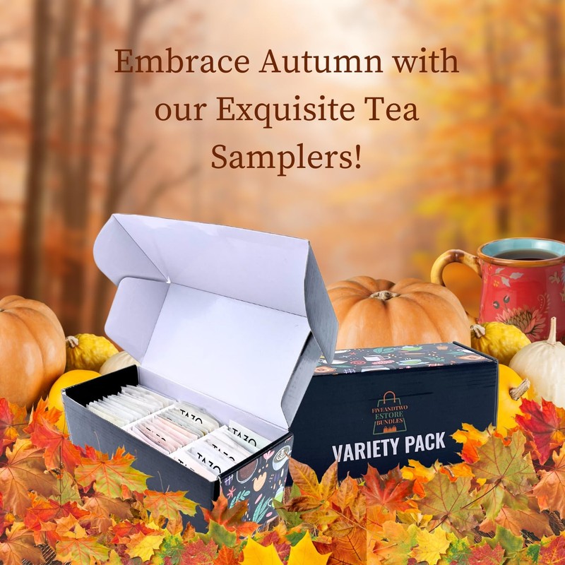 56-Piece Tea Sampler Gift Set – 14 Flavors, Premium Assorted Variety Pack wit... gallery