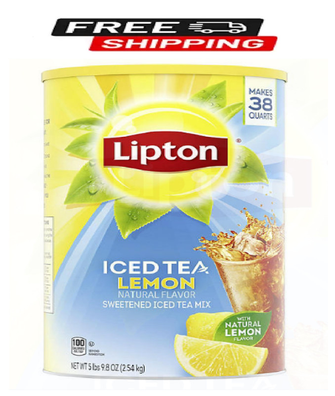 Lipton Sweetened Iced Tea Mix, Lemon, 89.8 oz.