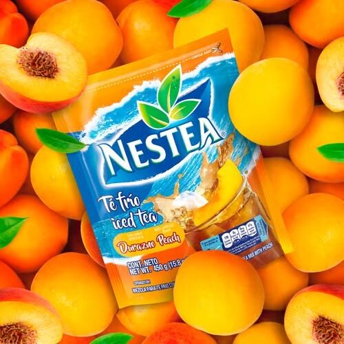 Nestea – Iced Tea Powder Peach Flavor / Te Frio, sabor a Durazno (450gr TOTAL)